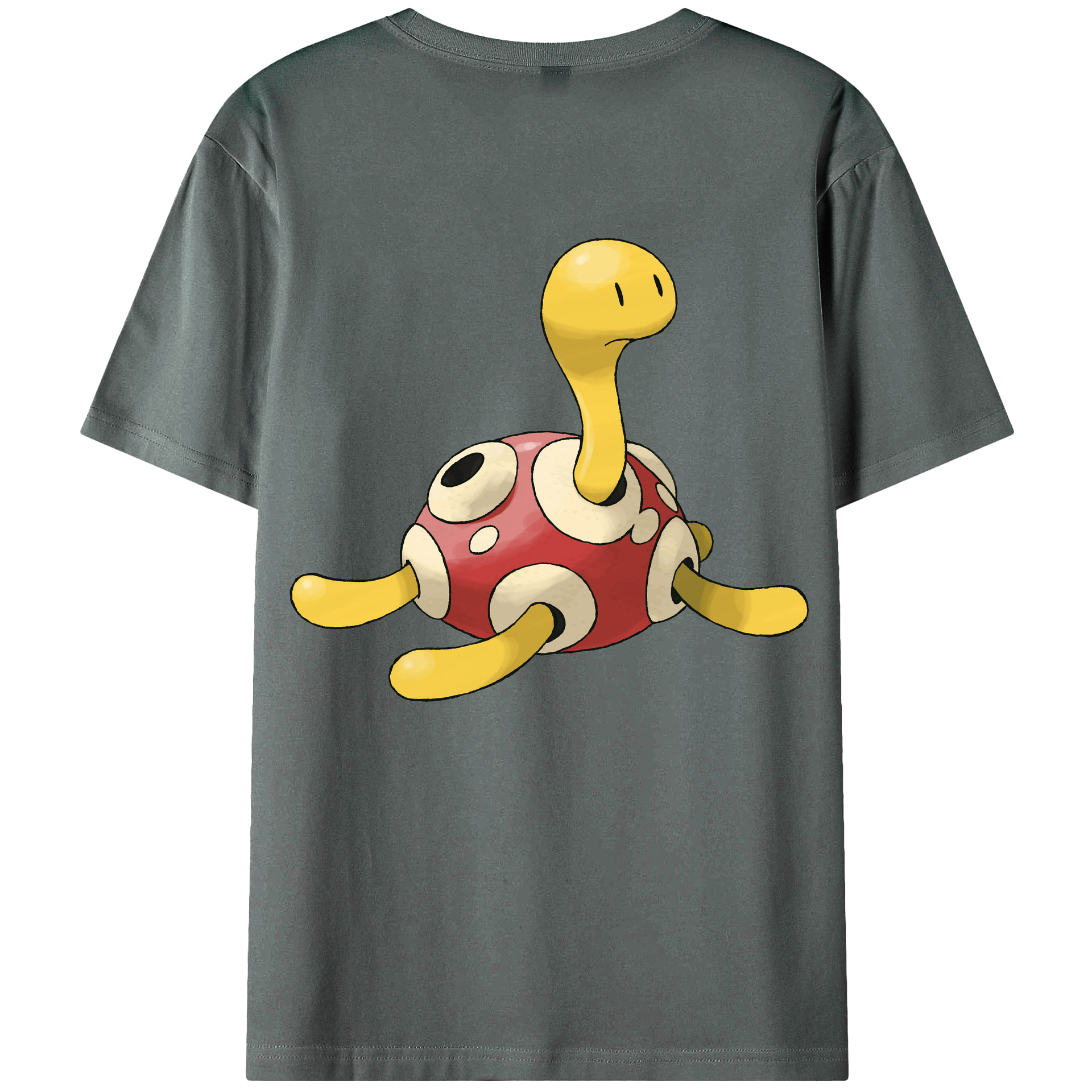 （画像用） ポケットモンスター Pokémon 綿100％ メンズ半袖Tシャツ（バックプリント） 通気性